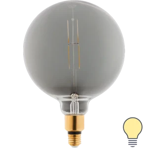 Лампа умная светодиодная Osram Smart Plus E27 220-240 В 6 Вт шар большой тонированная 430 лм, теплый белый свет 89143927 STLM-2098118