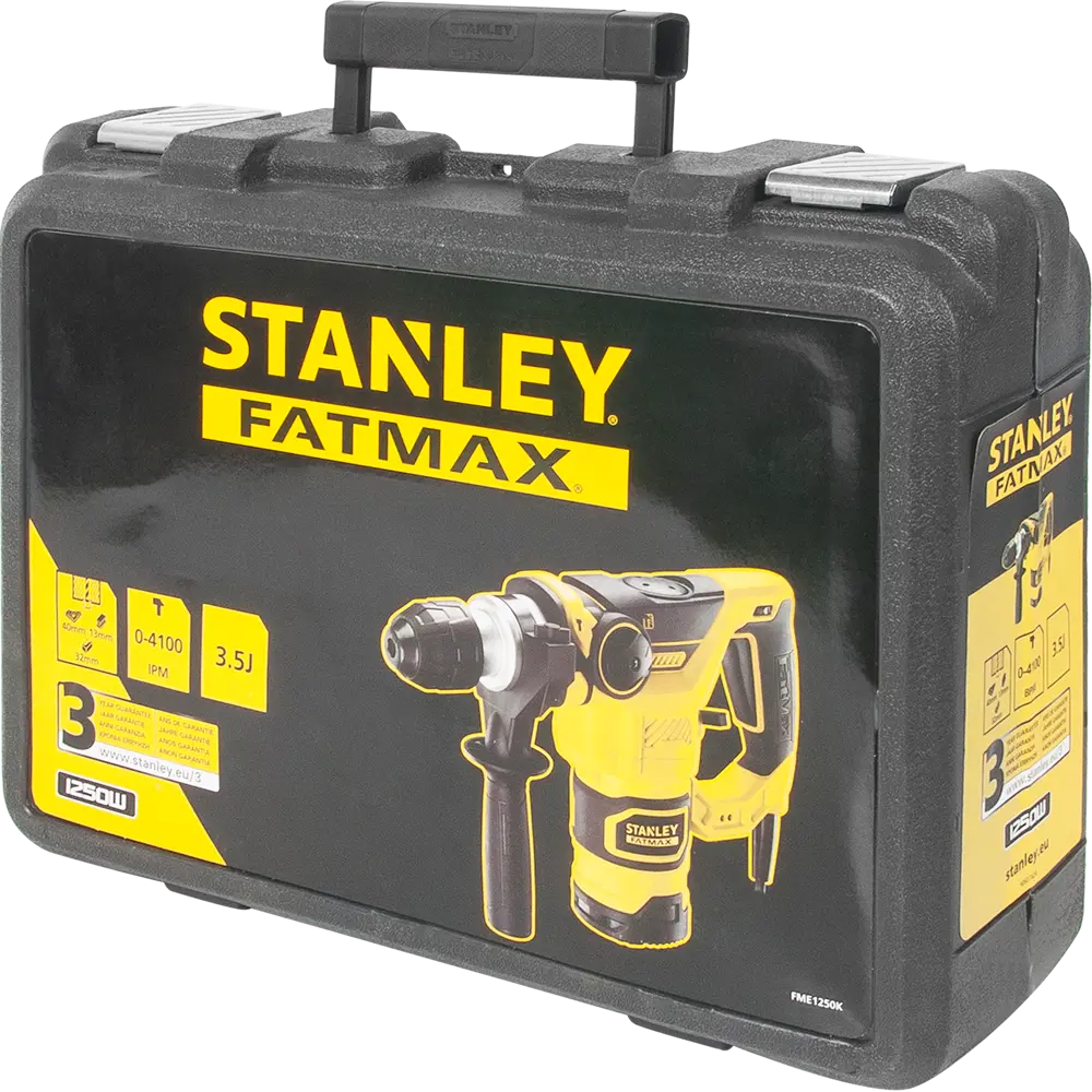 Перфоратор SDS-plus Stanley Fatmax FME1250K 1250 Вт, 3.5 Дж STLM-2175772 - Вид №8