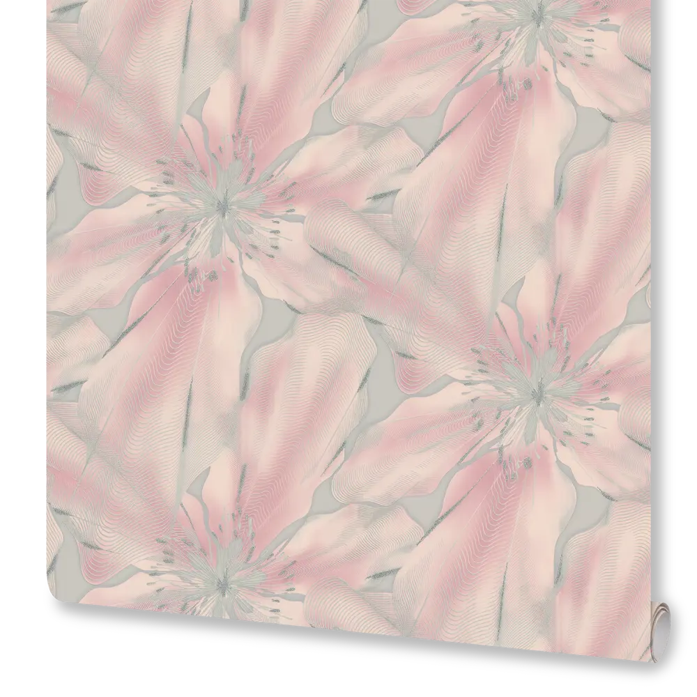 Обои флизелиновые Euro Decor Glossy розовые 1.06 м ED7171-08 85310003 STLM-2157498