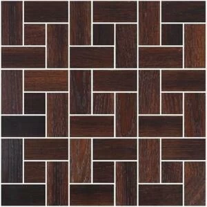 Мозаика и 3D панели из дерева Da Vinci Мозаика Ritmo Thermo Wood 077 Дуб Селект (Гладкая) 324х324 мм.