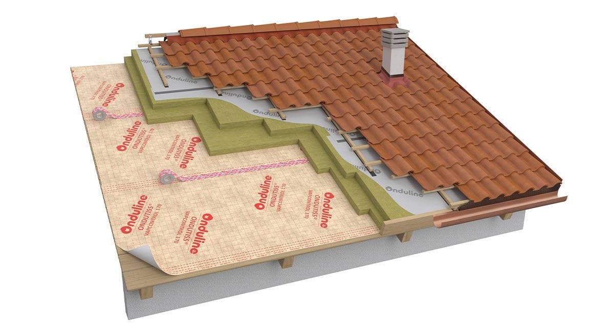 Полипропиленовый трехслойный паровой тормозной экран ONDULINE ITALIA ONDUTISS ARCH-00147112 - Вид №1