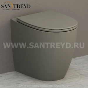 MD004CC Приставной унитаз напольный Белый Ceramica Globo 4ALL Италия