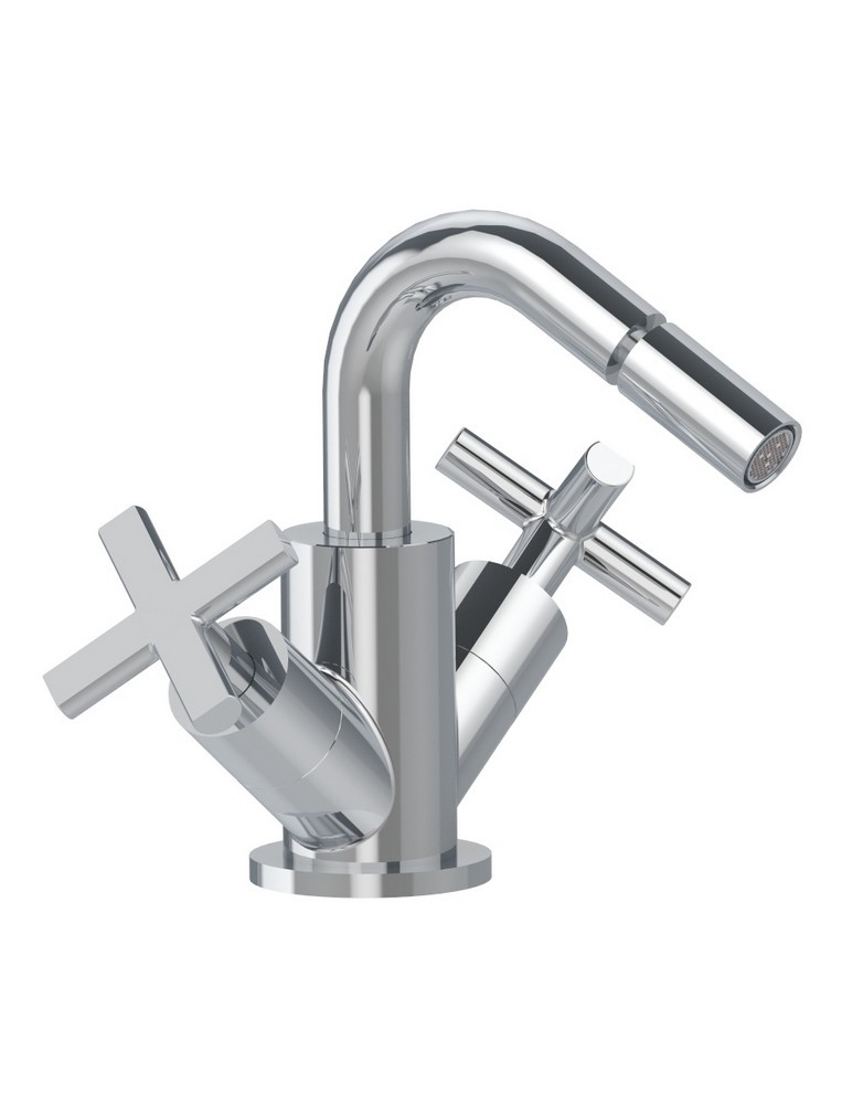 5607/2/S Bellosta Rubinetterie БЛОК ДЛЯ БИДЕ С ОДНОМ ОТВЕРСТИЕМ С ПОВОРОТНЫМ НОЖОМ Movida