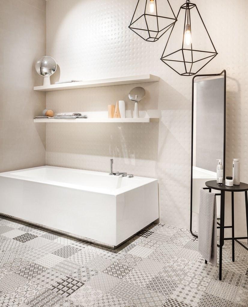 CERAMICA SANT'AGOSTINO Белая плитка для стен / пола Metrochic sun-id-1386772 - Вид №2