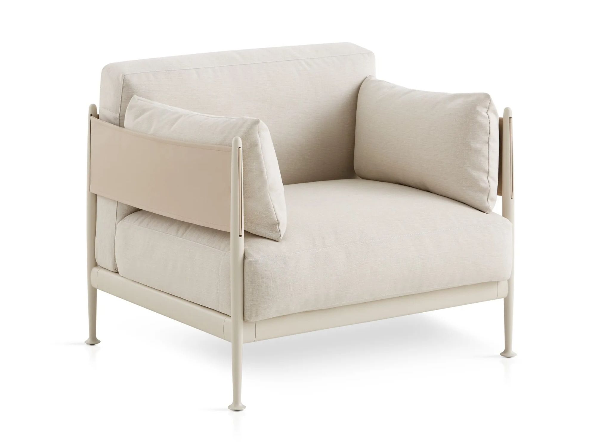 Мягкое тканевое садовое кресло с подлокотниками EXPORMIM Obi ARCH-00027529 - Вид №1