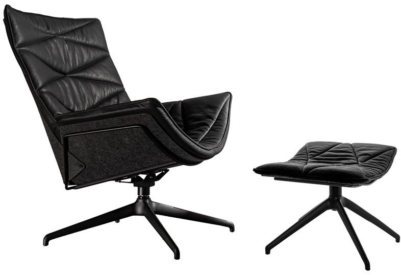 KFF Кресло поворотное на 4-х спицах с подлокотниками Nest pure sun-id-1471066 - Вид №1