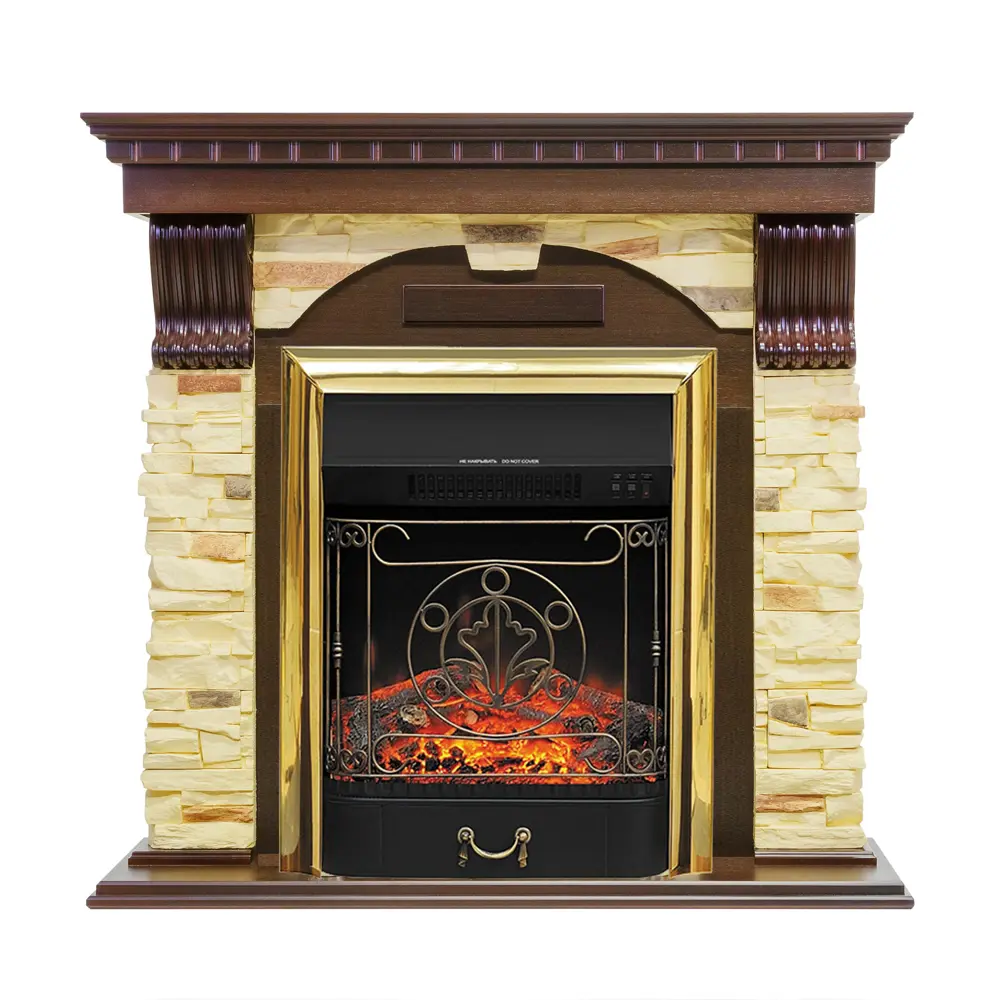 Обрамление Dublin арочный сланец темный дуб 82732007 STLM-2200158 ROYAL FLAME 