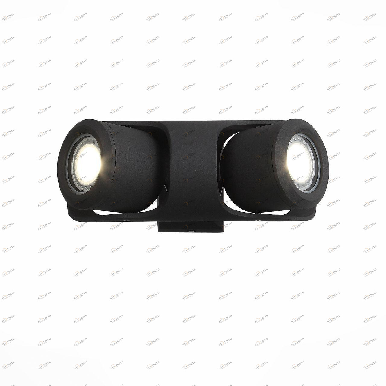 Уличный настенный светодиодный светильник ST Luce Round SL093.401.02 ST LUCE ROUND BLACK 272380 Черный 