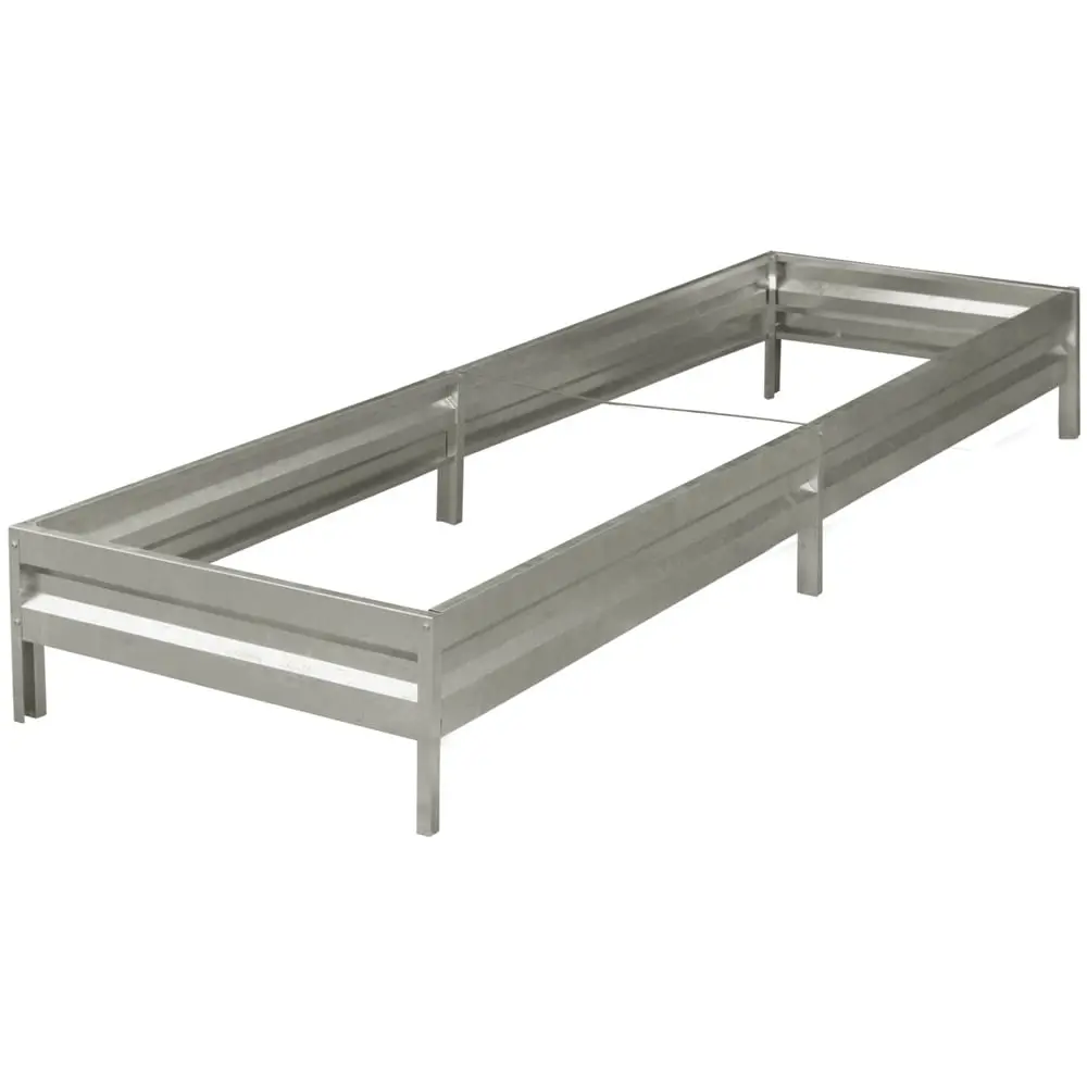Грядка садовая 4x1x0.2 м сталь серый 86579653 STLM-2090246 Santreyd 