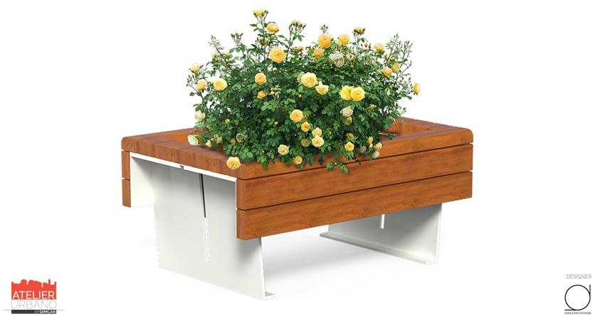 DIMCAR Прямоугольная вазонка для общественных мест в окуме Flea G516 - Вид №1