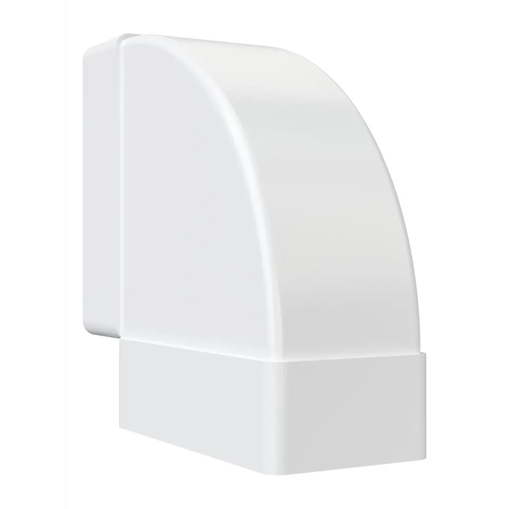 Колено горизонтальное Fonet 55x110 мм 90 градусов пластик STLM-2028219 - Вид №1