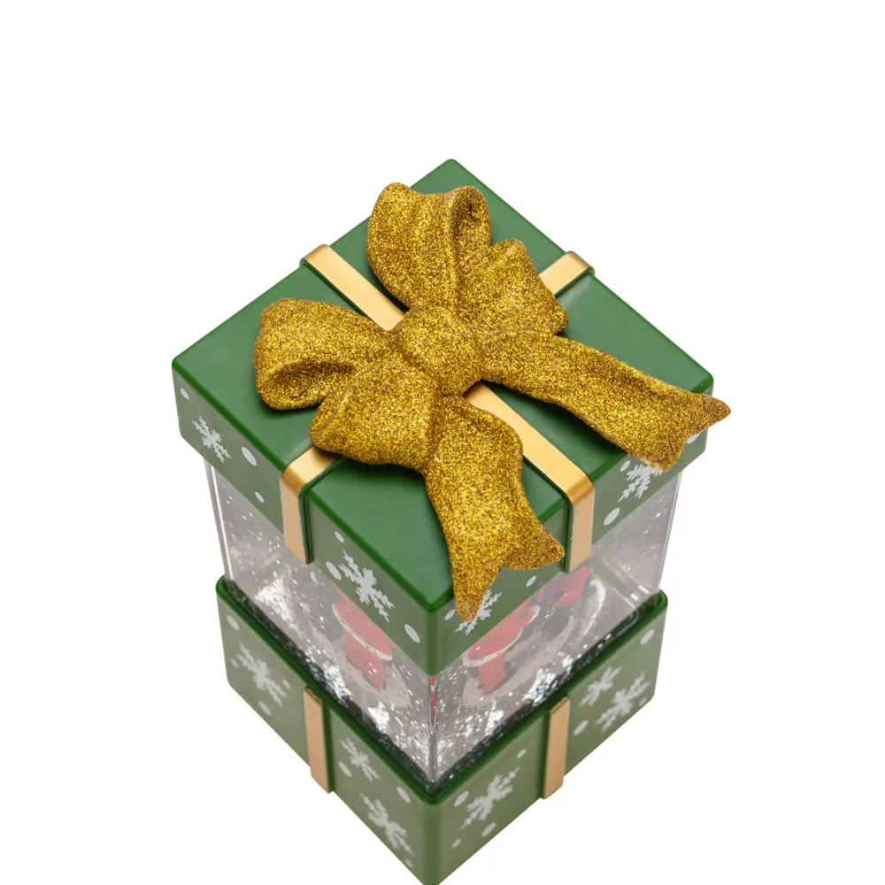 89380293 Электрогирлянда - фигура Подарок для дома 2 лампы 19 см зеленый STLM-1324610 Santreyd  - Вид №5