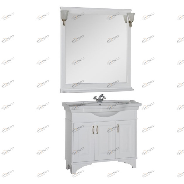 Комплект мебели Aquanet Валенса 100 белый 00180453