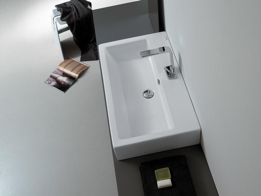 66344 Подвесная раковина настенная овальная Newform Lavabi белая - Вид №1