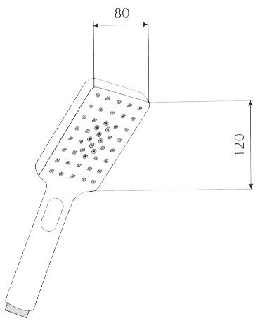 Paini Ravenna RVCR155 душевая лейка Arena - Вид №3