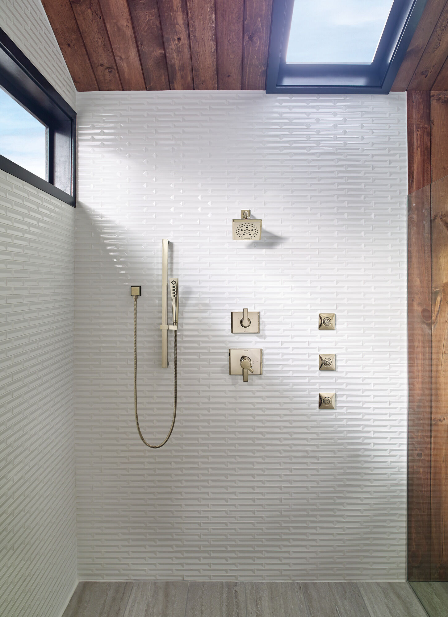 SH5000-PN HydraChoice® Body Spray - Распылительная головка Delta Faucet HydraChoice Body Spray System Полированный никель  - Вид №1