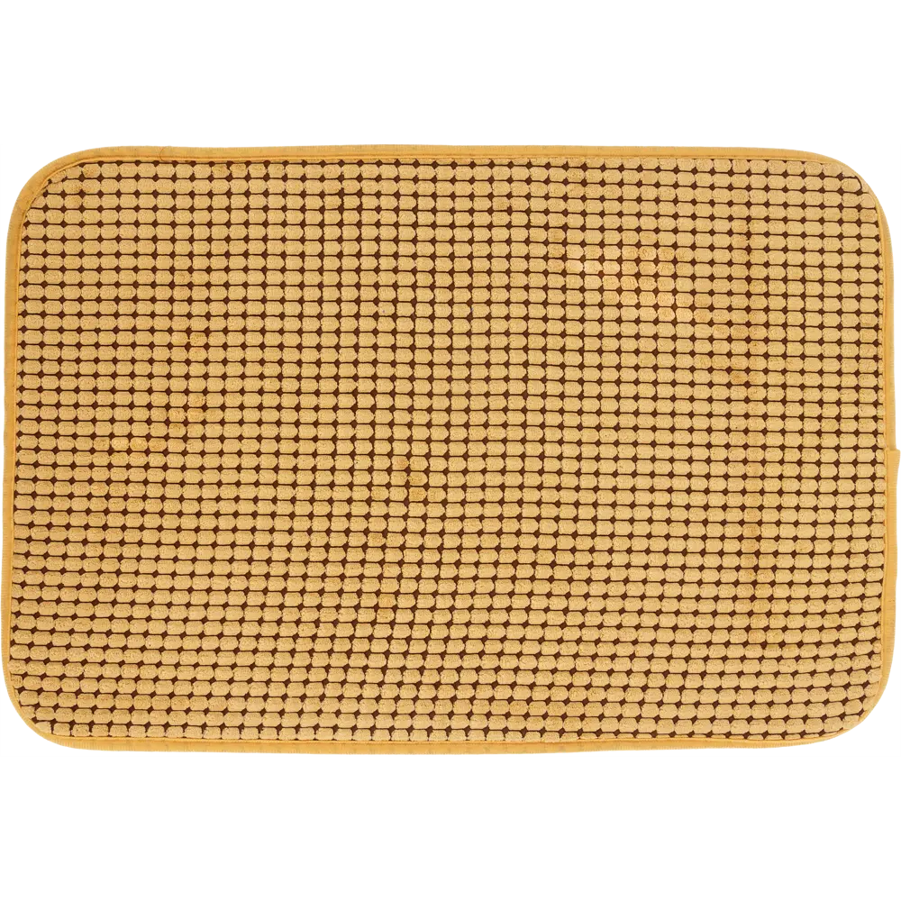 Коврик для ванной комнаты Corn 40х60 см цвет бежевый 82114982 STLM-2124070 Santreyd