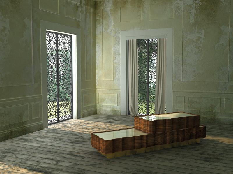 Il Pezzo Mancante Журнальный столик из массива дерева для гостиной Il pezzo 2 sun-id-1481754 - Вид №4