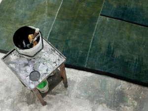 G.T.DESIGN Шерстяной ковер с ручной росписью Luoghi