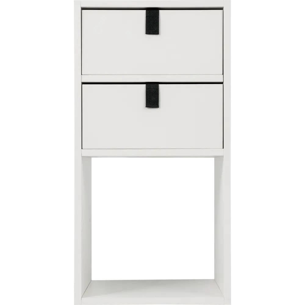 Стеллаж KONSENSA Руан 2 секции 36x70x31.7 см ЛДСП цвет белый 89443374 STLM-2035003  - Вид №16