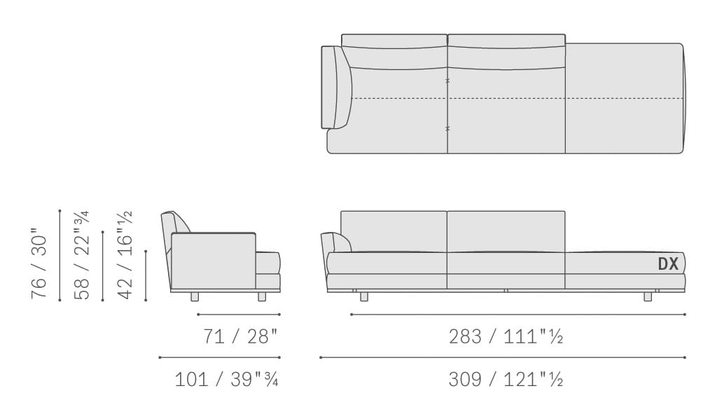 Ткань диван Poltrona Frau коллекция-диваны и кресла ARCH-00054952 - Вид №11