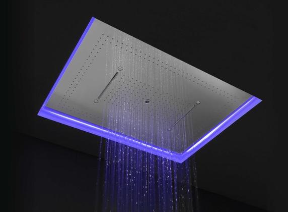 Antonio Lupi Design Потолок из нержавеющей стали со светодиодной насадкой для душа с водопадом Antoniolupi sun-id-1388203 - Вид №1