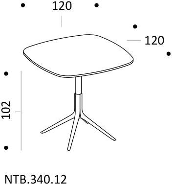 ICF Прямоугольный стол для совещаний, регулируемый по высоте, с системой управления кабелями Notable sun-id-1370700 - Вид №7