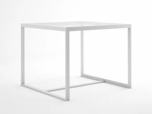 GANDIABLASCO Квадратный садовый стол из термо-лакированного алюминия Blau