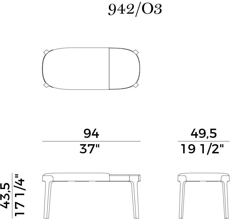 Potocco Скамейка Velis 942/03 - Вид №2