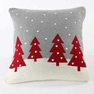 Подушка с орнаментом christmas story one, 45х45 см ENJOYME НОВЫЙ ГОД 254888 Белый;серый