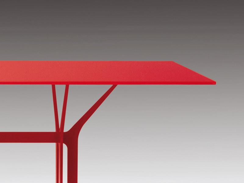YDF Прямоугольный стол из лакированного металла Tavoli sun-id-1450848 - Вид №2
