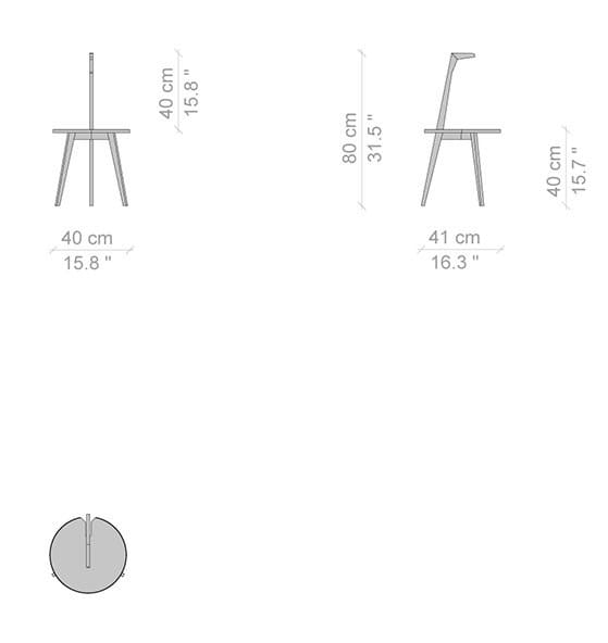Деревянный журнальный столик CASSINA CICOGNINO ARCH-00001623 - Вид №2