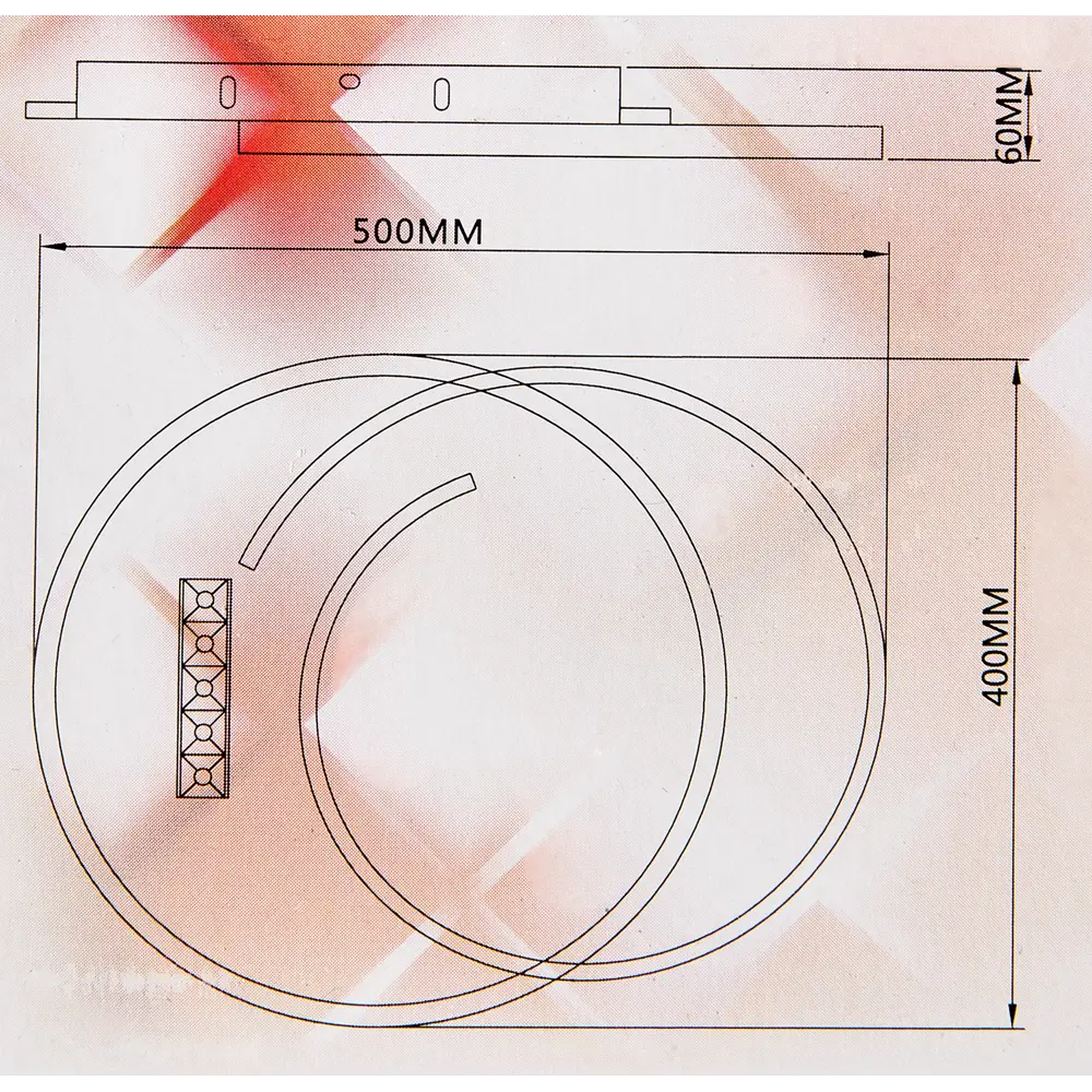 Умная люстра потолочная светодиодная Schaffner Seni 2960-500 10 Вт регулируемый белый свет цвет белый 88660089 STLM-2131849  - Вид №13