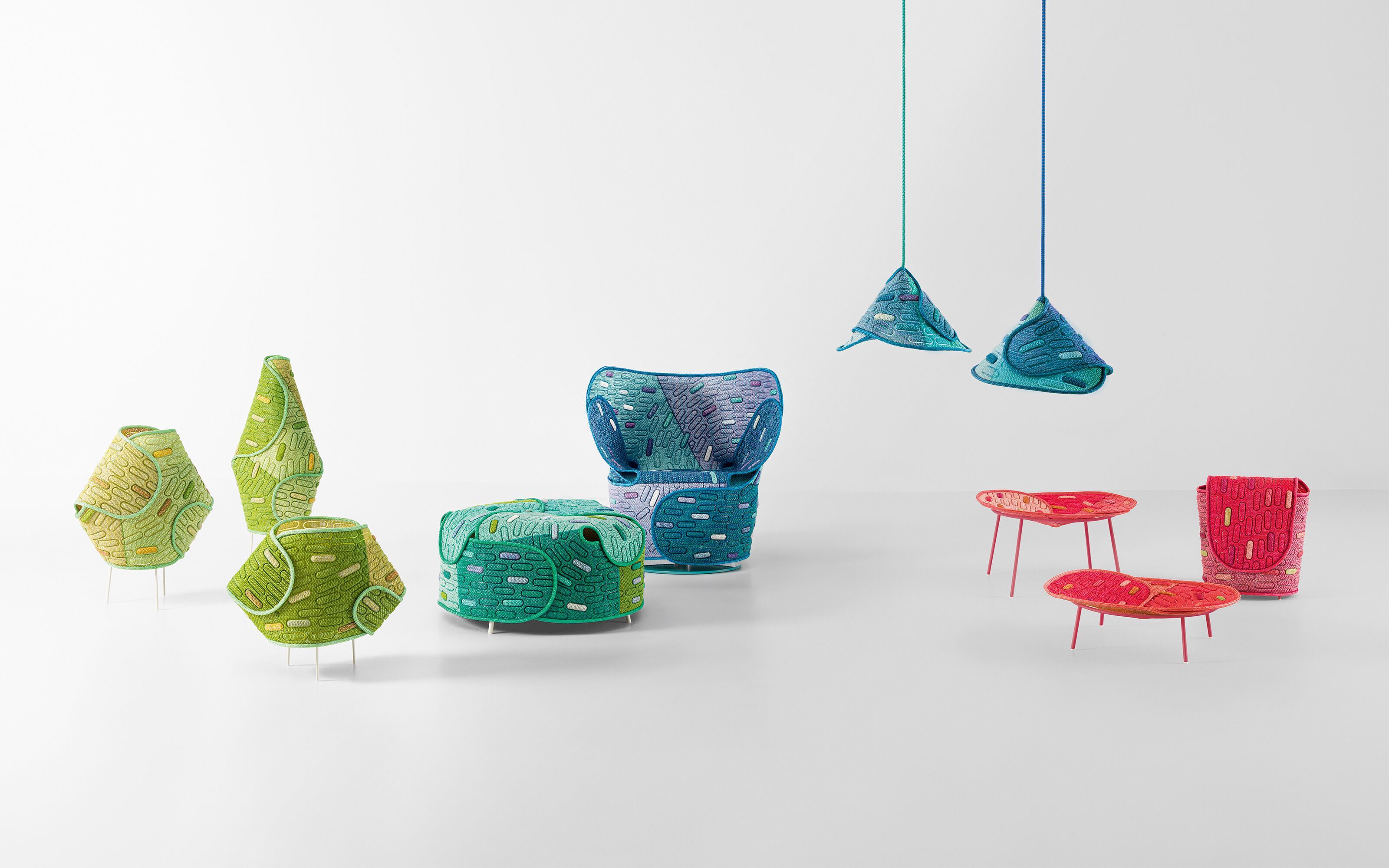 Напольная лампа для наружного и внутреннего освещения из ткани Maris Paola Lenti Hana-arashi ARCH-00097253 - Вид №1