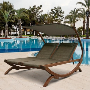 AFM-510B Шезлонг-лежак Мальта AFM-510 Olive Afina