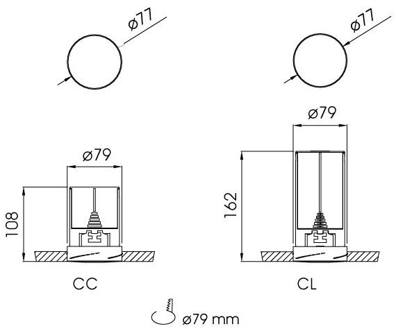 DAISALUX Встраиваемый светодиодный аварийный свет Lens sun-id-1375842 - Вид №2