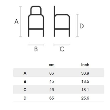 Полипропиленовый стул Midj Nené ARCH-00086196 - Вид №3