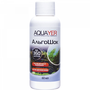 ПР0056013 Средство против водорослей АльгоШок 60мл AQUAYER