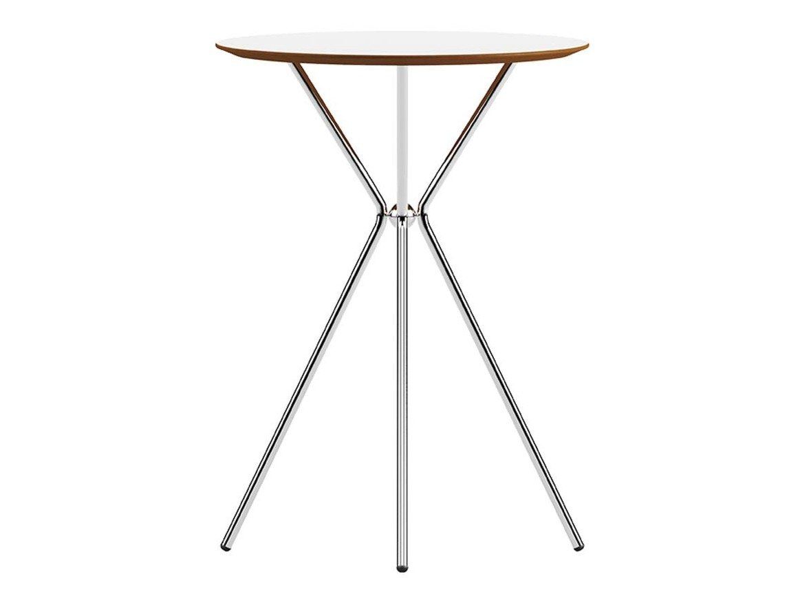 Высокий круглый ламинированный стол с металлическим основанием Ersa Kilig ARCH-00034273 - Вид №2