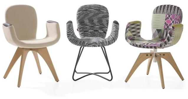 Artifort Мягкое деревянное кресло с подлокотниками Patch sun-id-1429408 - Вид №3