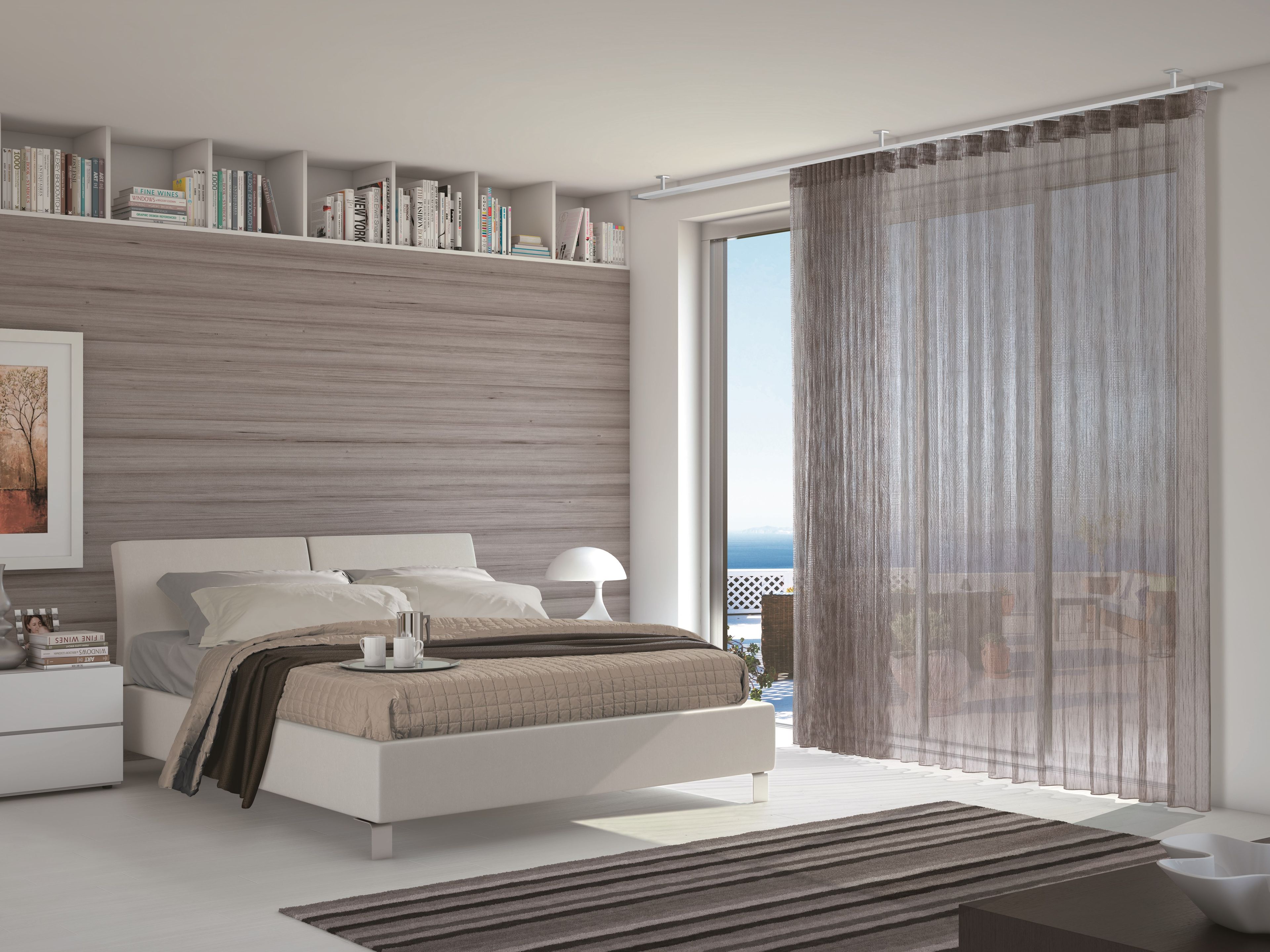 Алюминиевая направляющая для завитых штор Mottura STRALYS 477 ARCH-00007419