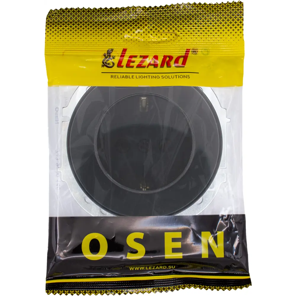 Встраиваемая розетка LEZARD Osen в бархатно-черном исполнении 89424720 STLM-1579085 - Вид №7