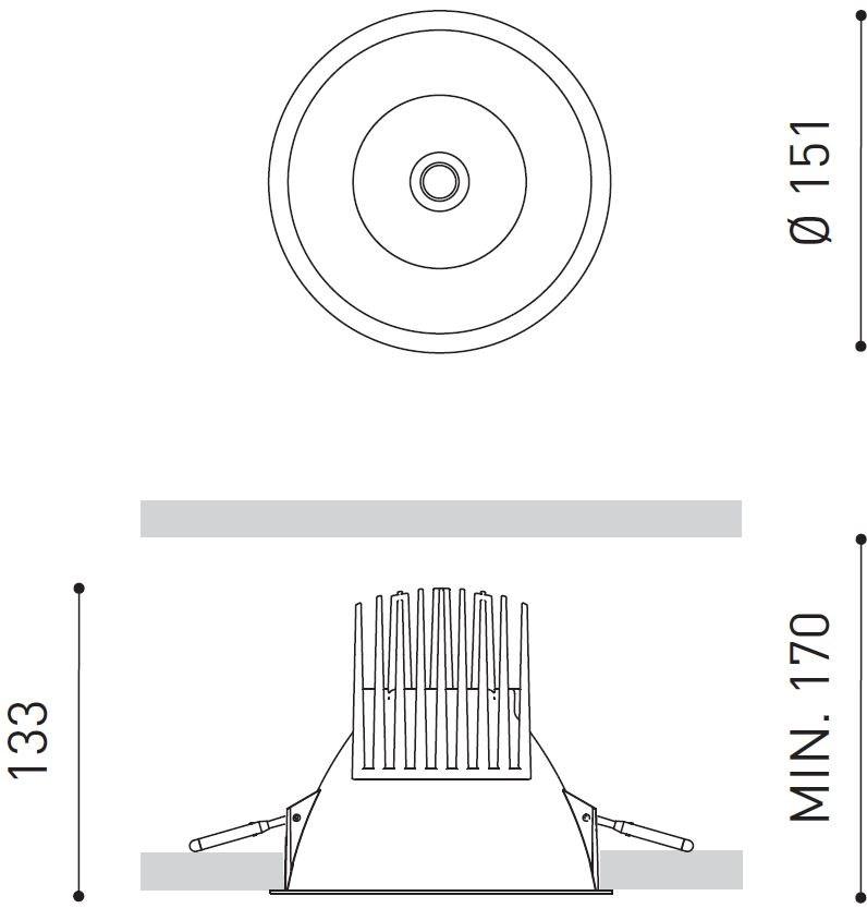 Arkoslight Встраиваемый светодиодный точечный светильник Lex eco sun-id-1413398 - Вид №52