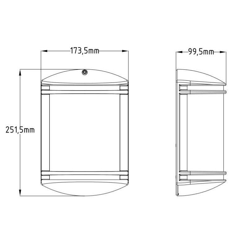 Уличный светильник настенный серый "Орхидея" 400-001-124 HOROZ ОРХИДЕЯ 00-3898461 Белый;серый  - Вид №1