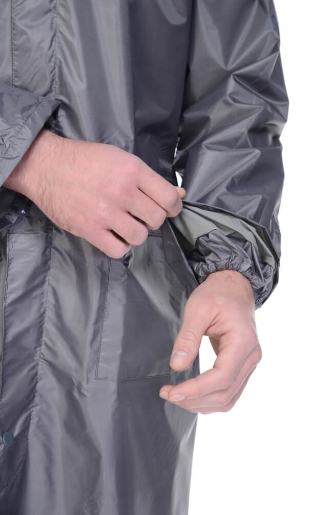 5041804 Плащ Альбатрос влагозащитный ЛАЙТ М серый  Непромокаемая спецодежда  размер XXL  - Вид №10