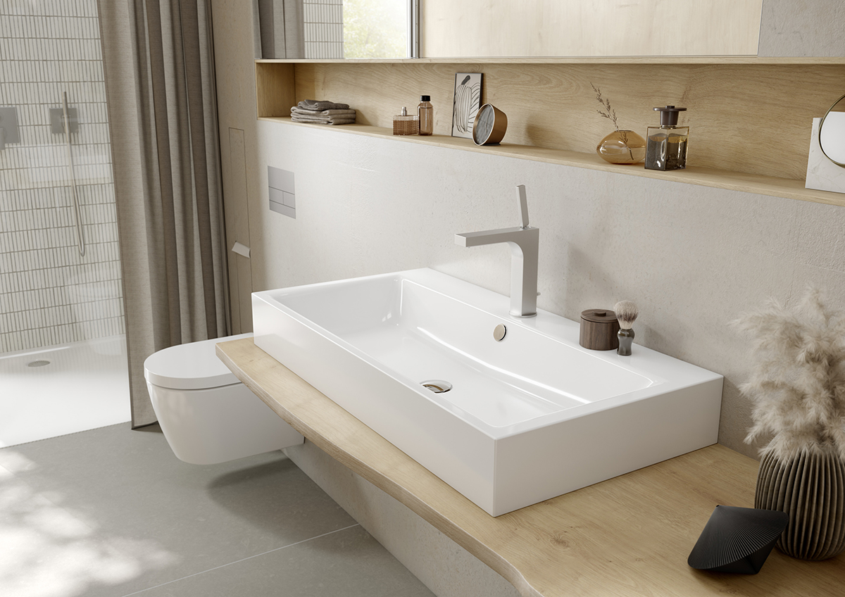 Умывальник KALDEWEI Сталь эмалированная 3157 294 черный матовый 100 31573319294 - Вид №5