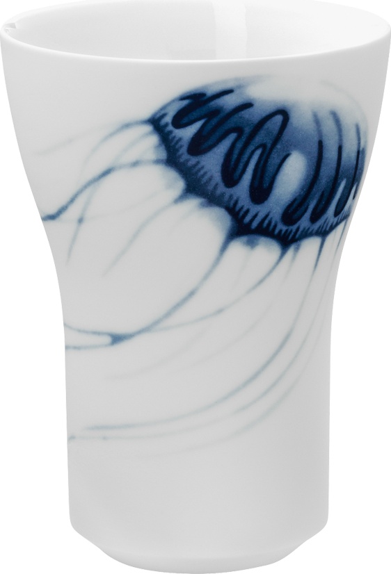 10581136 Hering Berlin Бокал для горячих напитков Hering Berlin "Медуза" "Океан" 220мл Фарфор, Керамика 
