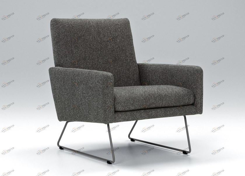 Sits Стеганое кресло-санки из ткани с подлокотниками sun-id-1495796