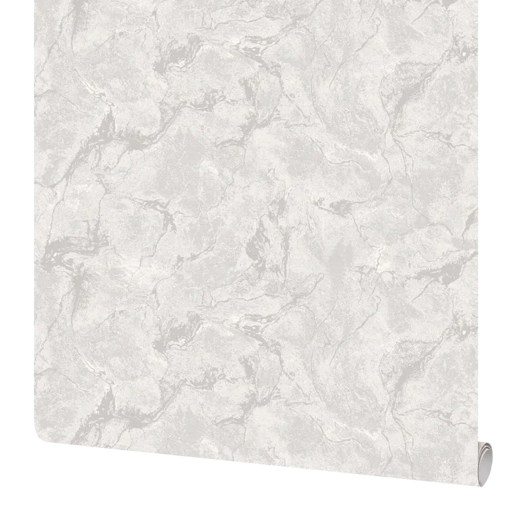 Обои флизелиновые Inspire Kabru светло-серые с каменной текстурой 89345376 STLM-1581103