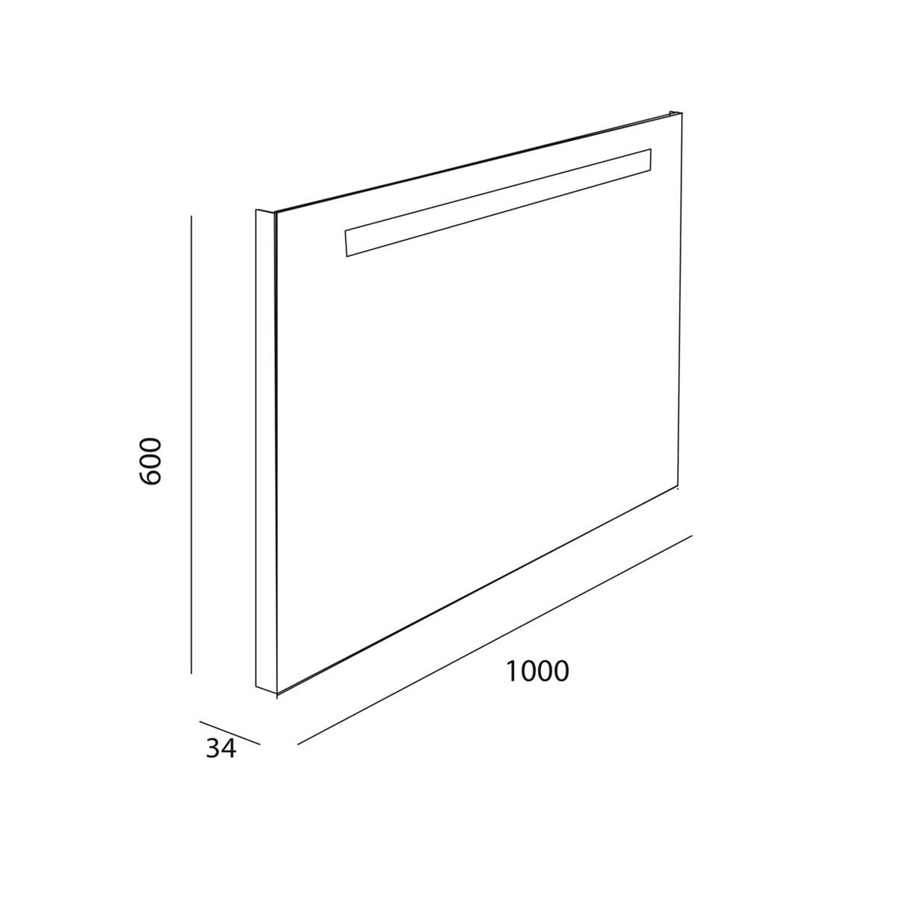 25033 SALGAR Зеркало противотуманное SUNSET 100 x 60 - Вид №3